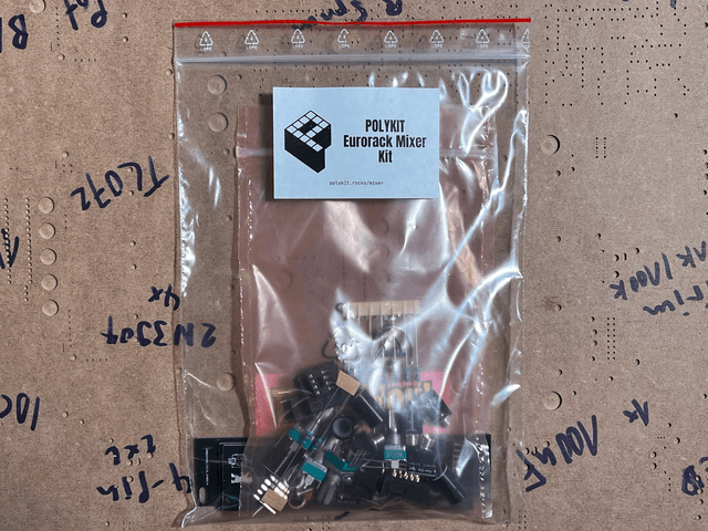 Eurorack Mixer Module DIY Kit/PCB 4-Channel Inverted