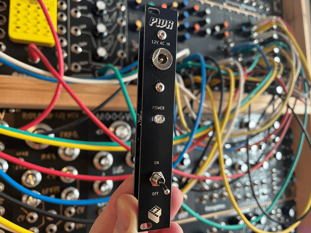 Eurorack Power Inlet 12V AC Switch LED PCB/Kit Modular Synthesizer