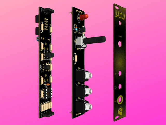 Eurorack VCA Voltage Controlled Amplifier DIY Kit/PCB