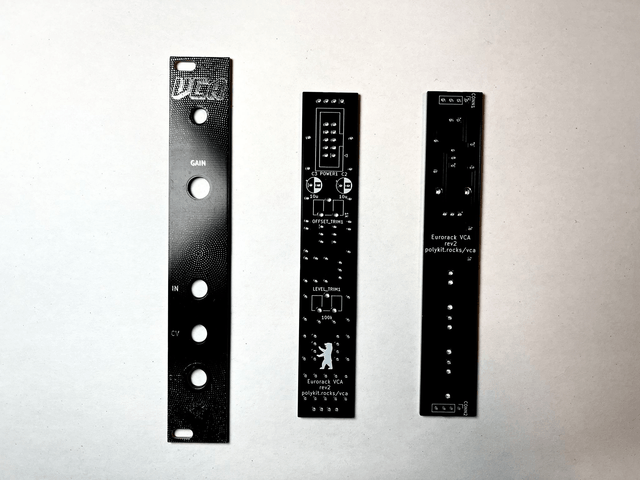 Eurorack VCA Voltage Controlled Amplifier DIY Kit/PCB