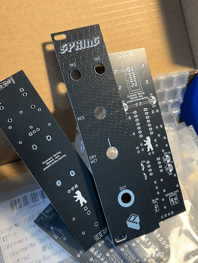 Eurorack Spring Reverb Driver DIY PCB/Kit Modular Synthesizer