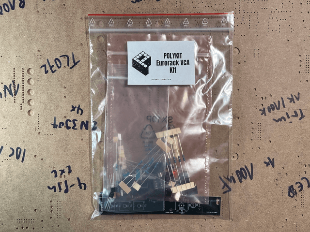Eurorack VCA Voltage Controlled Amplifier DIY Kit/PCB