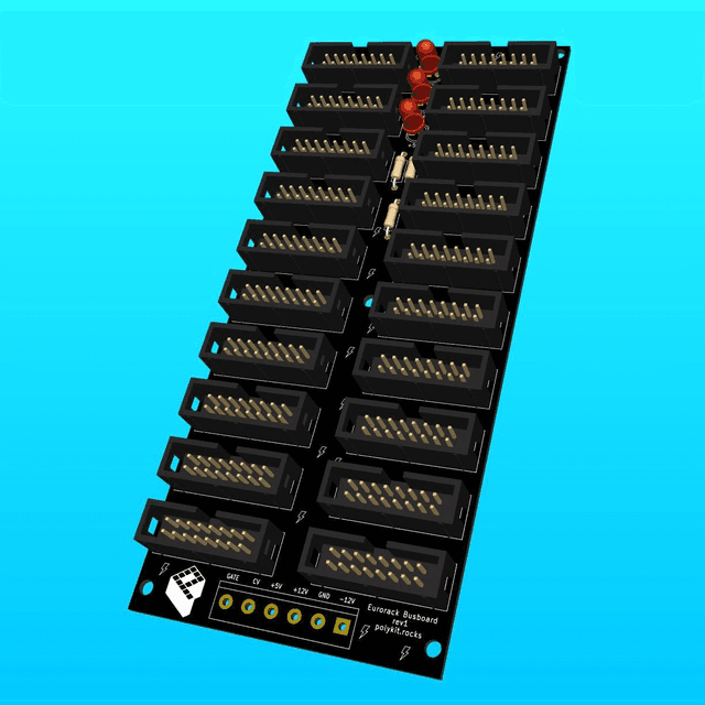  Eurorack Power Delivery DIY Kit/PCB +12V/-12V/+5V